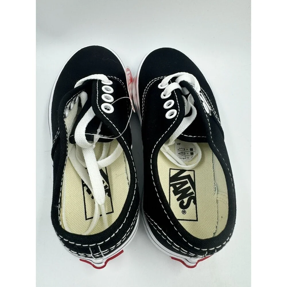Children Unisex Sneakers Shoes Vans Kids Authentic Size 11 Black/White New